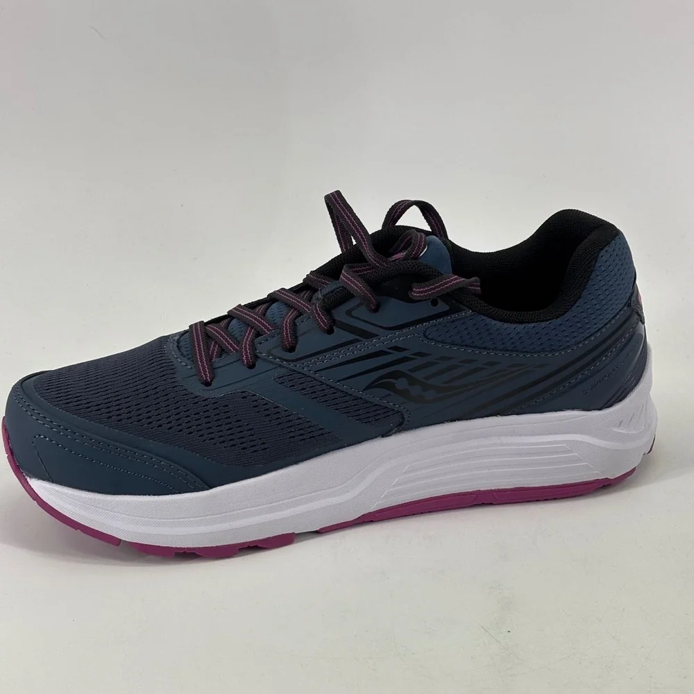 Saucony Echelon 8 Women Size 8.5 Alloy Sky Blue Purple Running Shoes S10576-25